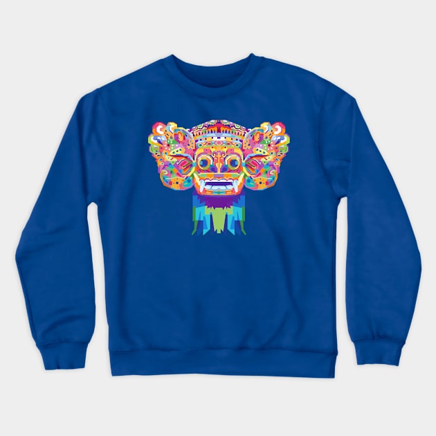 BARONG HEAD POP ART Crewneck Sweatshirt by mrcatguys